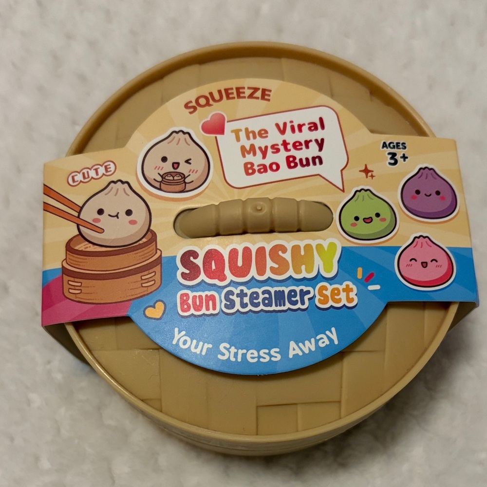 Squishy Bun Steamer Set - The Viral Mystery Bao Bun Toy